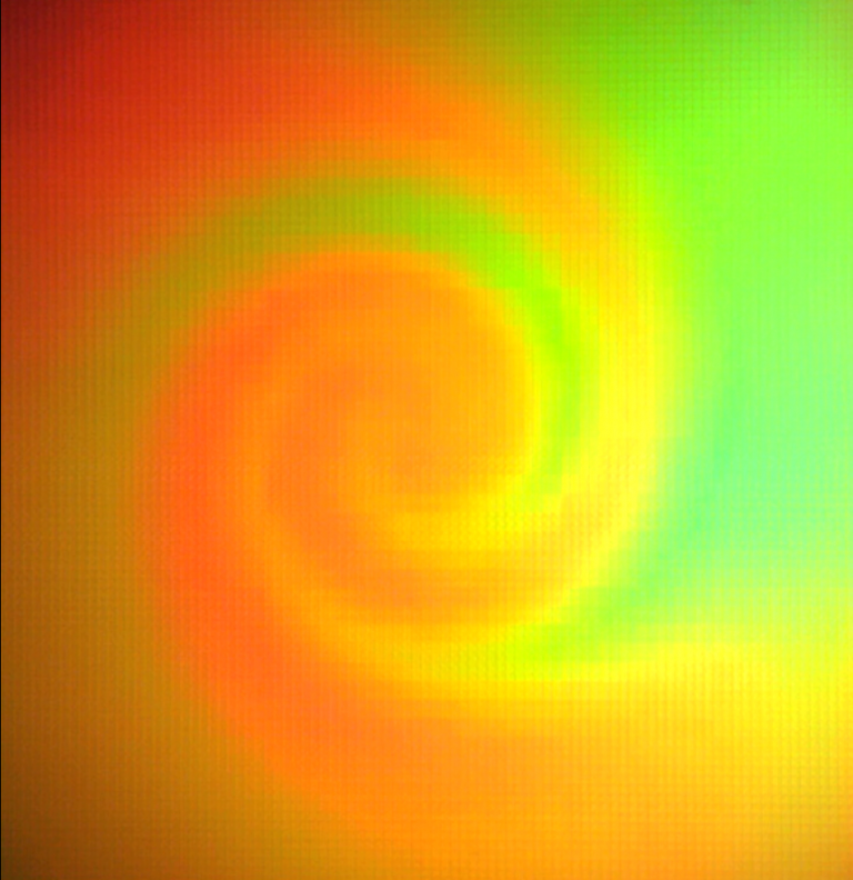 Waldemar Mattis-Teutsch - Vartej, H.O.E. Hologram, W:100 cm x H:100 cm, 2001