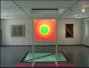 Waldemar Mattis-Teutsch - Sun and Moon, H.O.E. Hologram, W:100 cm x H:100 cm, 1999